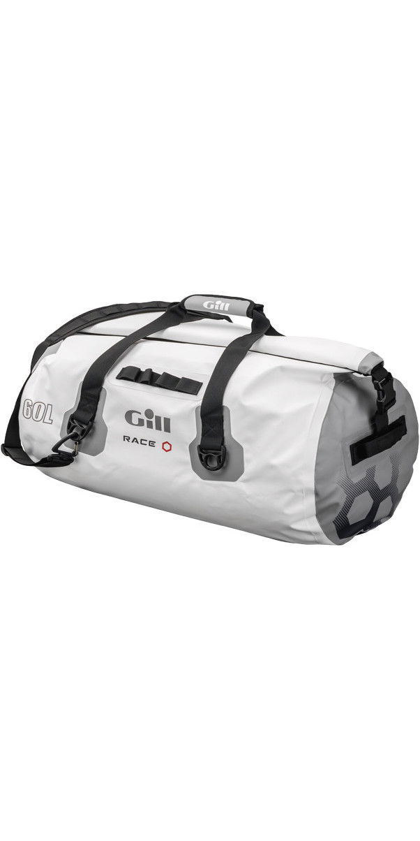 Gill Race Team 60L Waterproof Bag in White RS14